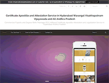 Tablet Screenshot of hyderabadattestation.com